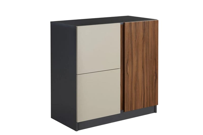 Ranko Kommode 90 cm - Sjokoladebrun/Antrasitt - Oppbevaring - Oppbevaringsmøbler - Kommode - Entrekommode