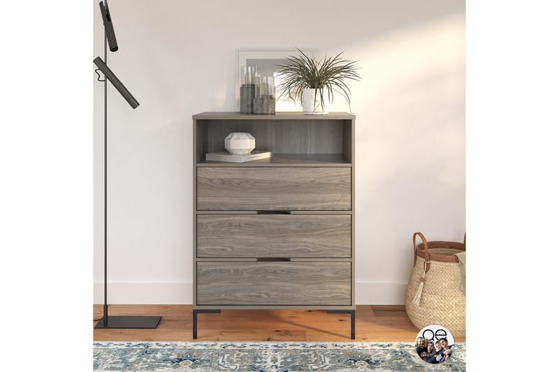 Rayburn Kommode Grå - Dorel Home - Oppbevaring - Oppbevaringsmøbler - Kommode - Entrekommode
