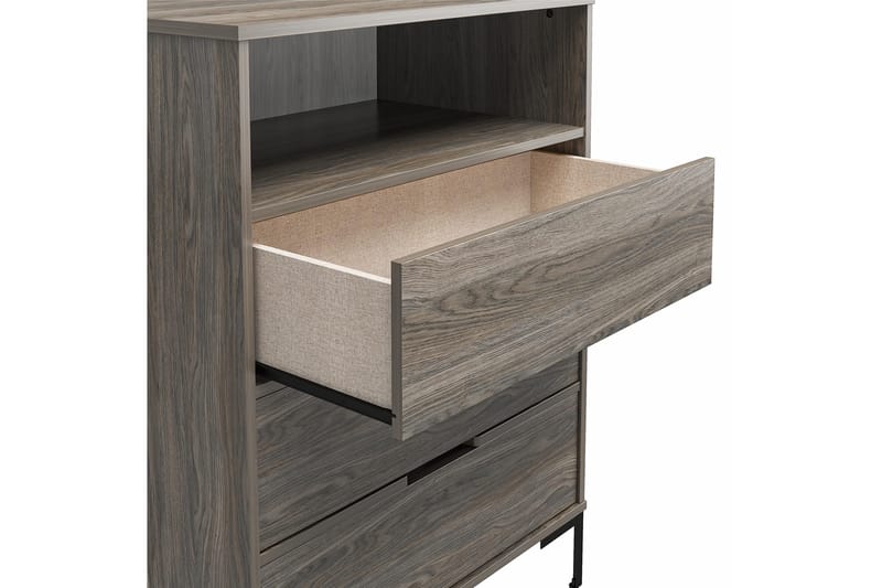 Rayburn Kommode Grå - Dorel Home - Oppbevaring - Oppbevaringsmøbler - Kommode - Entrekommode