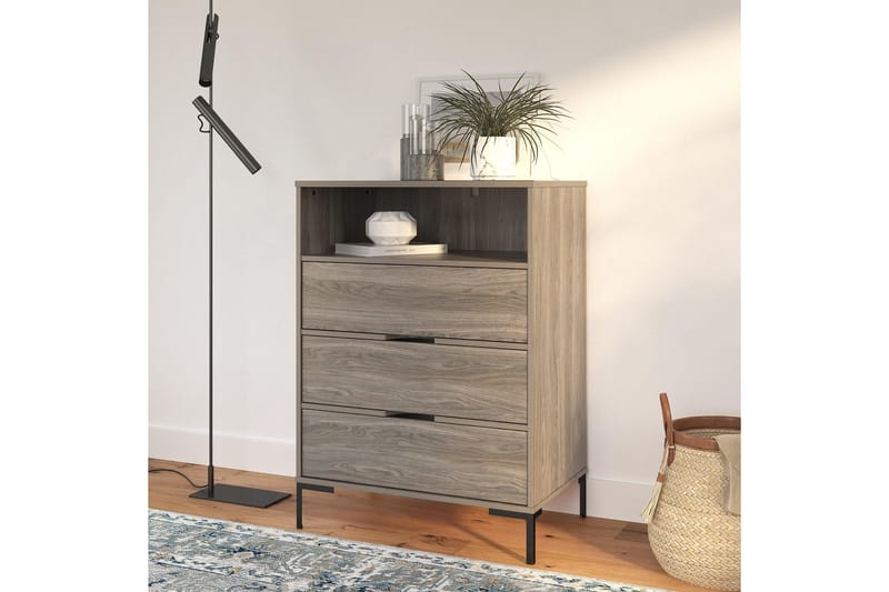 Rayburn Kommode Grå - Dorel Home - Oppbevaring - Oppbevaringsmøbler - Kommode - Entrekommode
