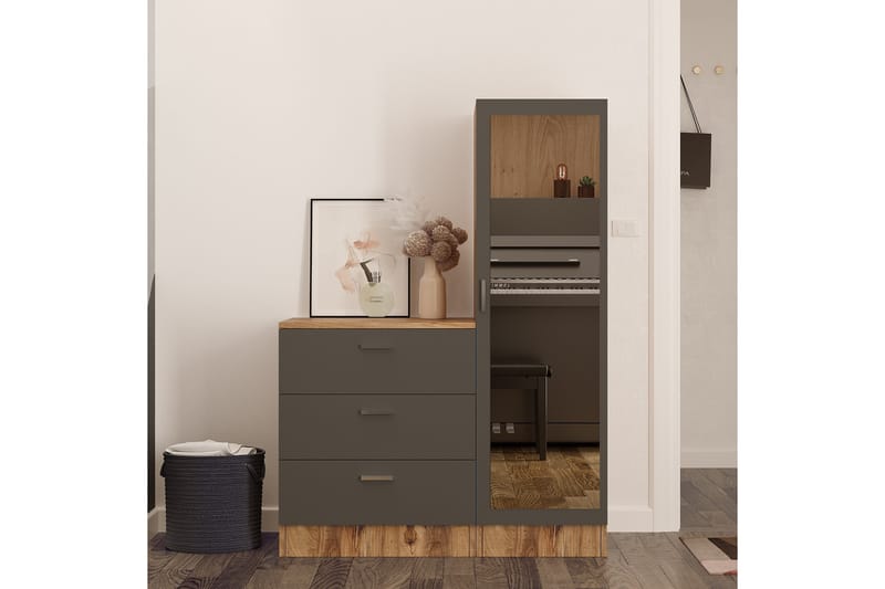 Rinorea Oppbevaringsskap 40x140 cm - Grønn - Oppbevaring - Oppbevaringsmøbler - Kommode