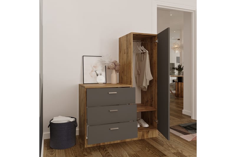 Rinorea Oppbevaringsskap 40x140 cm - Grønn - Oppbevaring - Oppbevaringsmøbler - Kommode