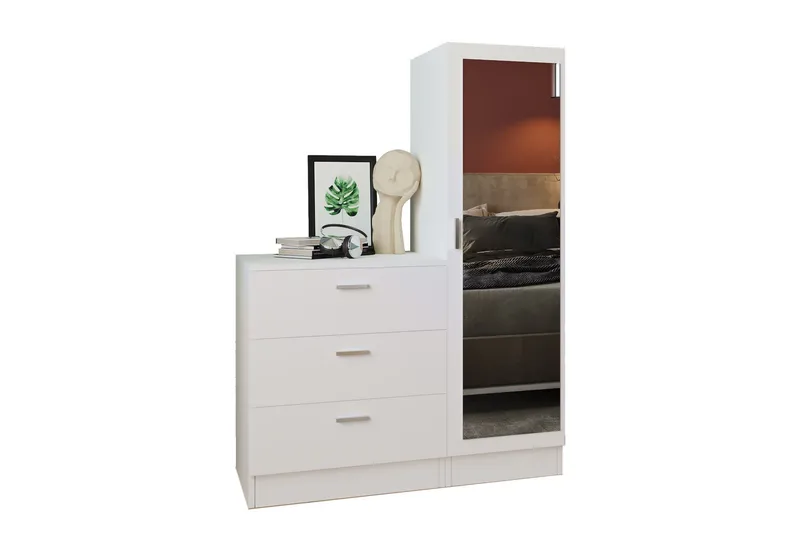 Rinorea Oppbevaringsskap 40x140 cm, Hvit