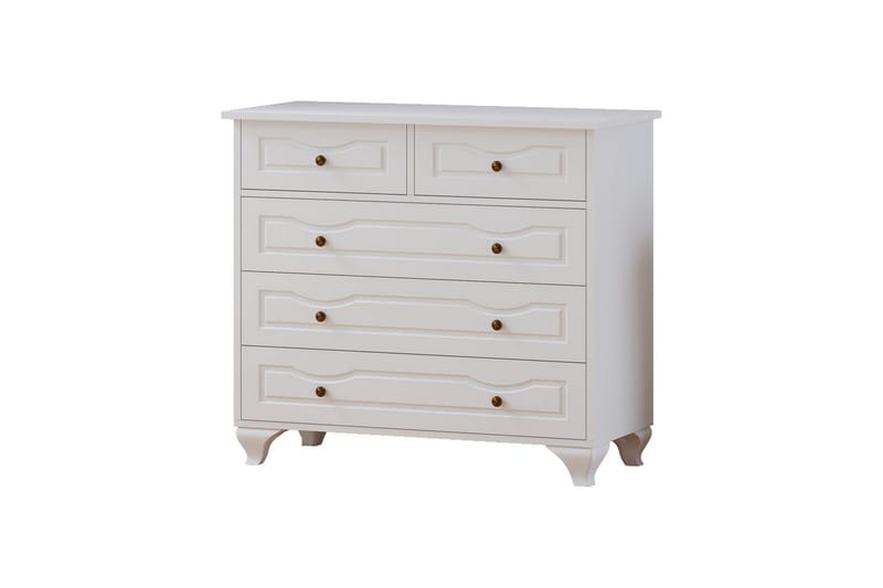 Rylic Kommode 90 cm - Matt Hvit - Oppbevaring - Oppbevaringsmøbler - Kommode - Entrekommode