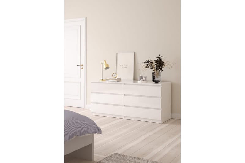 Salomns Kommode 154 cm - Hvit - Oppbevaring - Oppbevaringsmøbler - Kommode