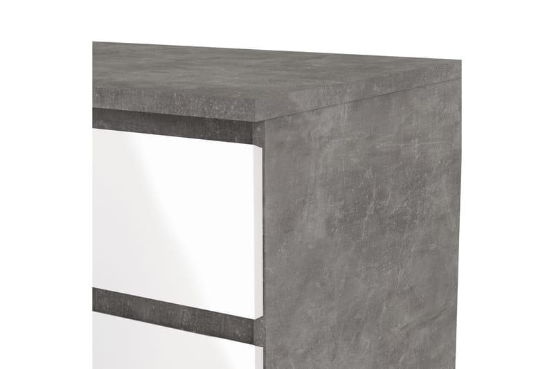 Salomns Kommode 50x154 cm - Hvit | Grå - Oppbevaring - Oppbevaringsmøbler - Kommode