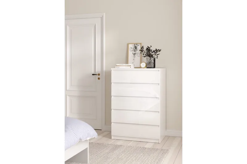 Salomns Kommode 77 cm - Hvit - Oppbevaring - Oppbevaringsmøbler - Kommode - Entrekommode