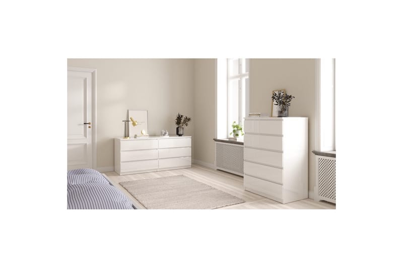 Salomns Kommode 77 cm - Hvit - Oppbevaring - Oppbevaringsmøbler - Kommode - Entrekommode