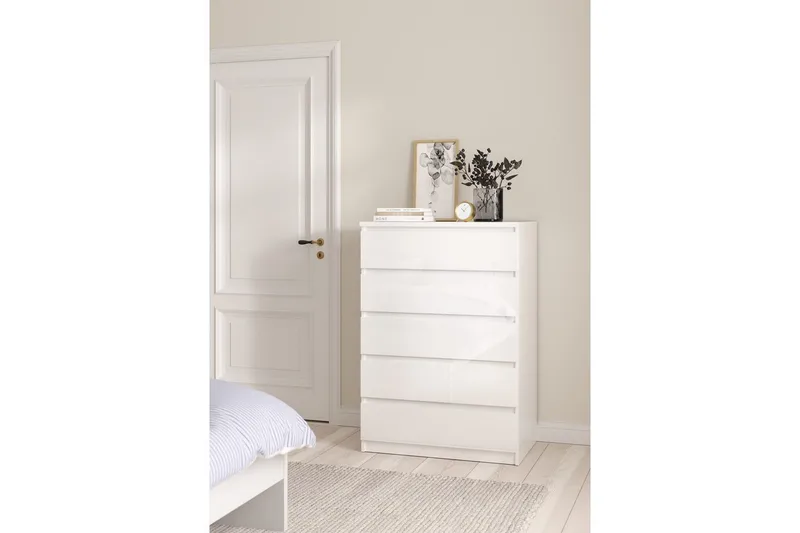 Salomns Kommode 77 cm - Hvit - Oppbevaring - Oppbevaringsmøbler - Kommode - Entrekommode