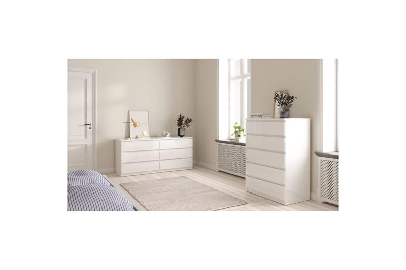 Salomns Kommode 77 cm - Hvit - Oppbevaring - Oppbevaringsmøbler - Kommode - Entrekommode