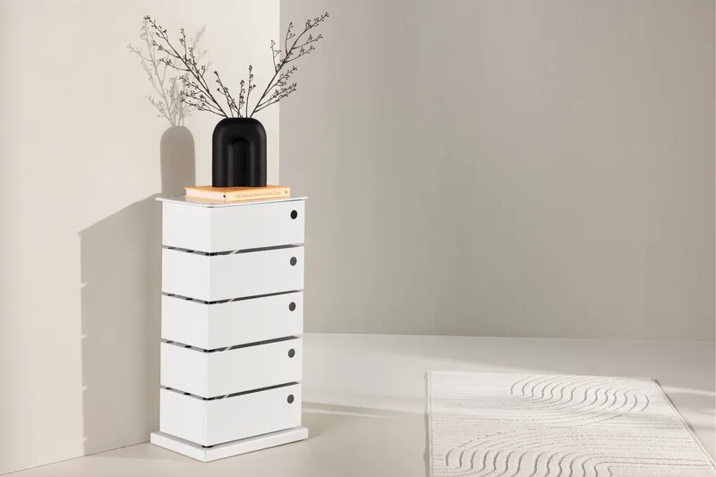 San Carlos Kommode - Hvit - Oppbevaring - Oppbevaringsmøbler - Kommode - Entrekommode