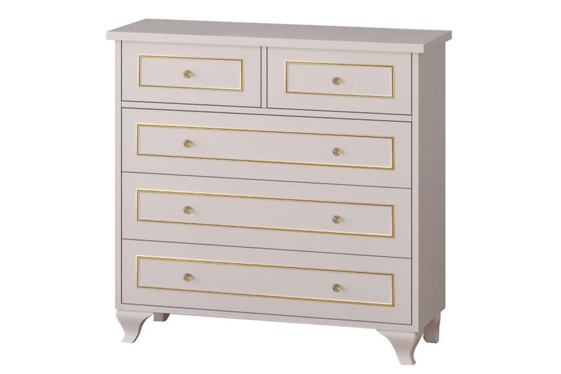 Seric Kommode 90 cm - Matt Hvit - Oppbevaring - Oppbevaringsmøbler - Kommode - Entrekommode