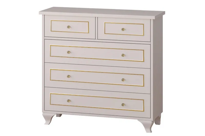 Seric Kommode 90 cm - Matt Hvit - Oppbevaring - Oppbevaringsmøbler - Kommode - Entrekommode