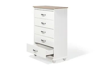Sharon Kommode 39 | 76 cm - Hvit - Oppbevaring - Oppbevaringsmøbler - Kommode - Entrekommode