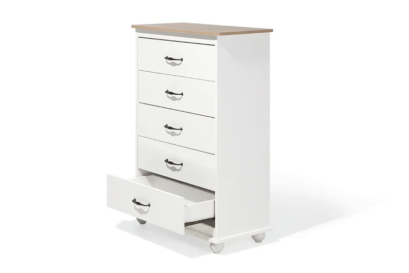 Sharon Kommode 39 | 76 cm - Hvit - Oppbevaring - Oppbevaringsmøbler - Kommode - Entrekommode