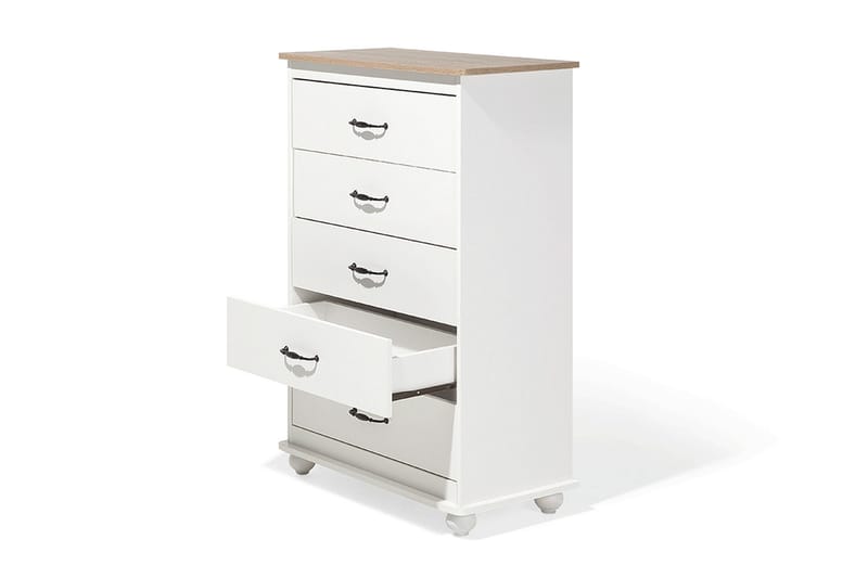 Sharon Kommode 39 | 76 cm - Hvit - Oppbevaring - Oppbevaringsmøbler - Kommode - Entrekommode