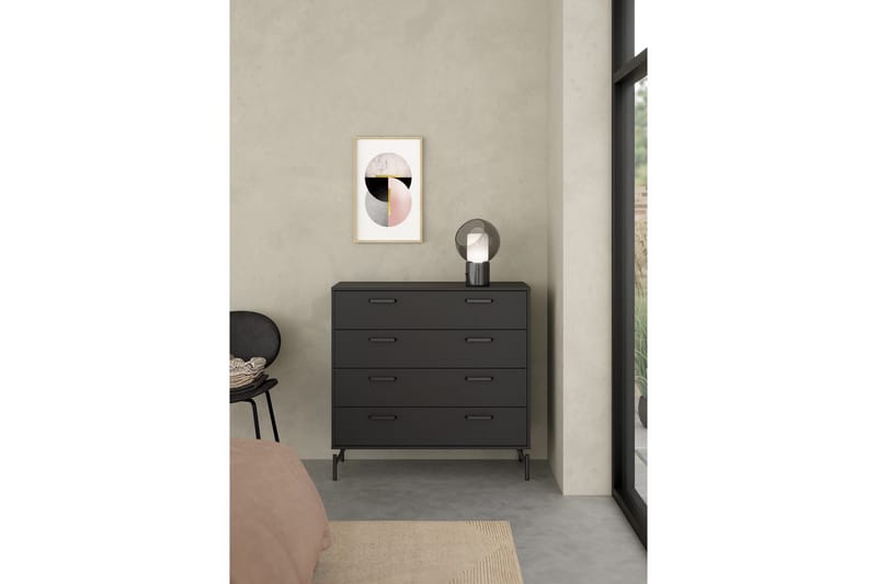 Shinpei Kommode 99 cm - Askgrå - Oppbevaring - Oppbevaringsmøbler - Kommode