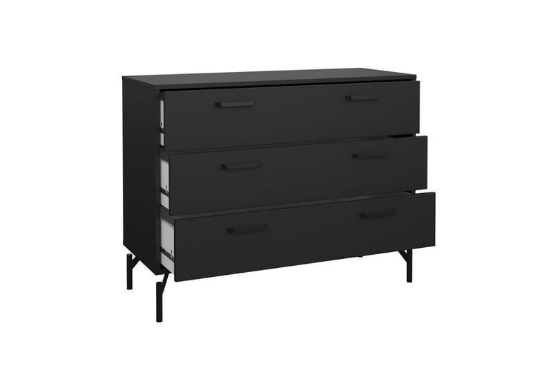 Shinpei Kommode 99 cm - Svart - Oppbevaring - Oppbevaringsmøbler - Kommode
