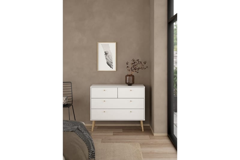 Shinta Kommode 99 cm - Hvit - Oppbevaring - Oppbevaringsmøbler - Kommode