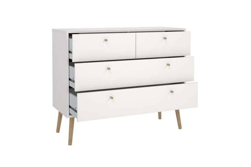 Shinta Kommode 99 cm - Hvit - Oppbevaring - Oppbevaringsmøbler - Kommode