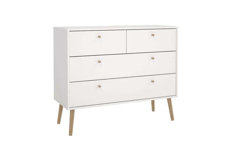 Shinta Kommode 99 cm - Hvit - Oppbevaring - Oppbevaringsmøbler - Kommode