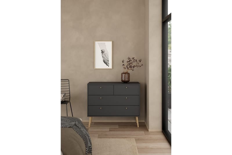 Shinta Kommode 99 cm - Mørk grå - Oppbevaring - Oppbevaringsmøbler - Kommode