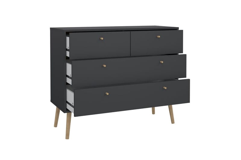 Shinta Kommode 99 cm - Mørk grå - Oppbevaring - Oppbevaringsmøbler - Kommode