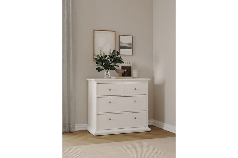 Shoiba Kommode 96 cm - Hvit - Oppbevaring - Oppbevaringsmøbler - Kommode