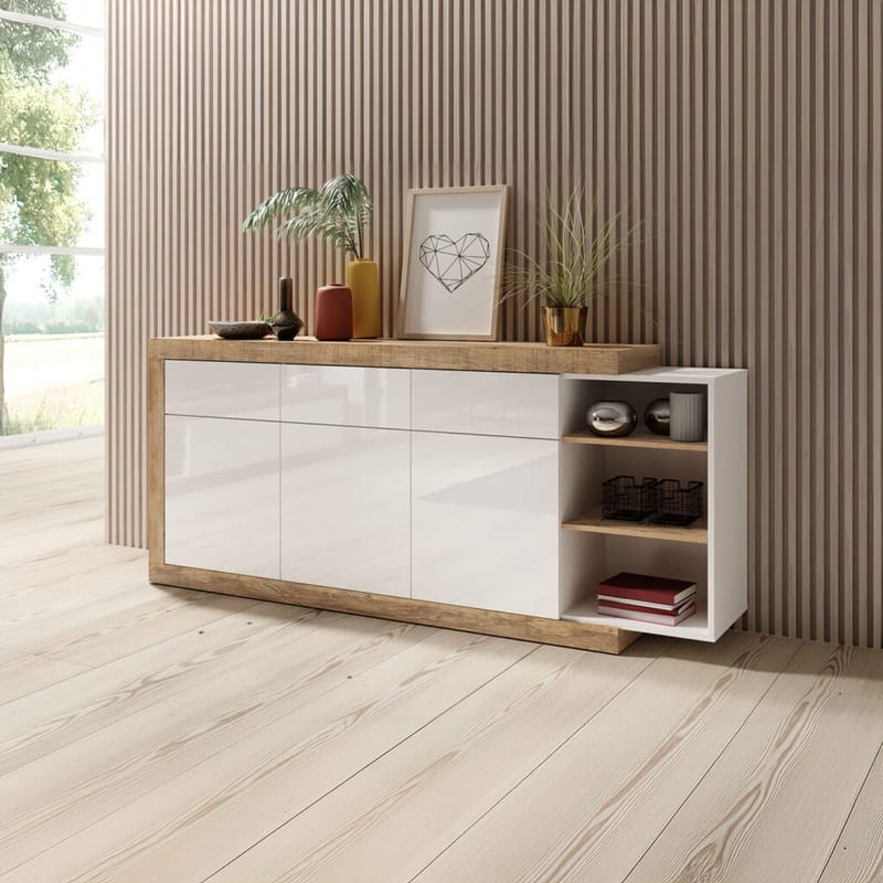 Kommode Sintra 3 Dører - 200 cm - Oppbevaring - Oppbevaringsmøbler - Sideboard & skjenker