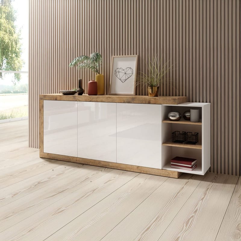 Kommode Sintra 3 Dører - 220 cm - Oppbevaring - Oppbevaringsmøbler - Sideboard & skjenker