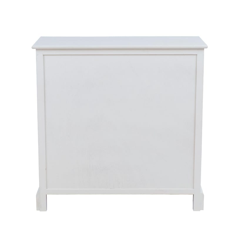 Skap HOME4YOU Meldon hvit 75x33x75 cm - Hvit - Oppbevaring - Oppbevaringsmøbler - Kommode - Entrekommode