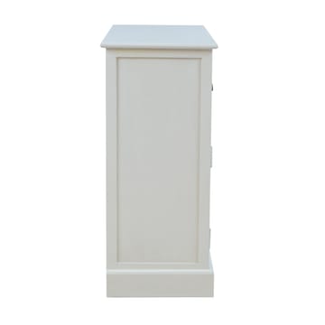 Skap HOME4YOU Meldon hvit 75x33x75 cm - Hvit - Oppbevaring - Oppbevaringsmøbler - Kommode - Entrekommode