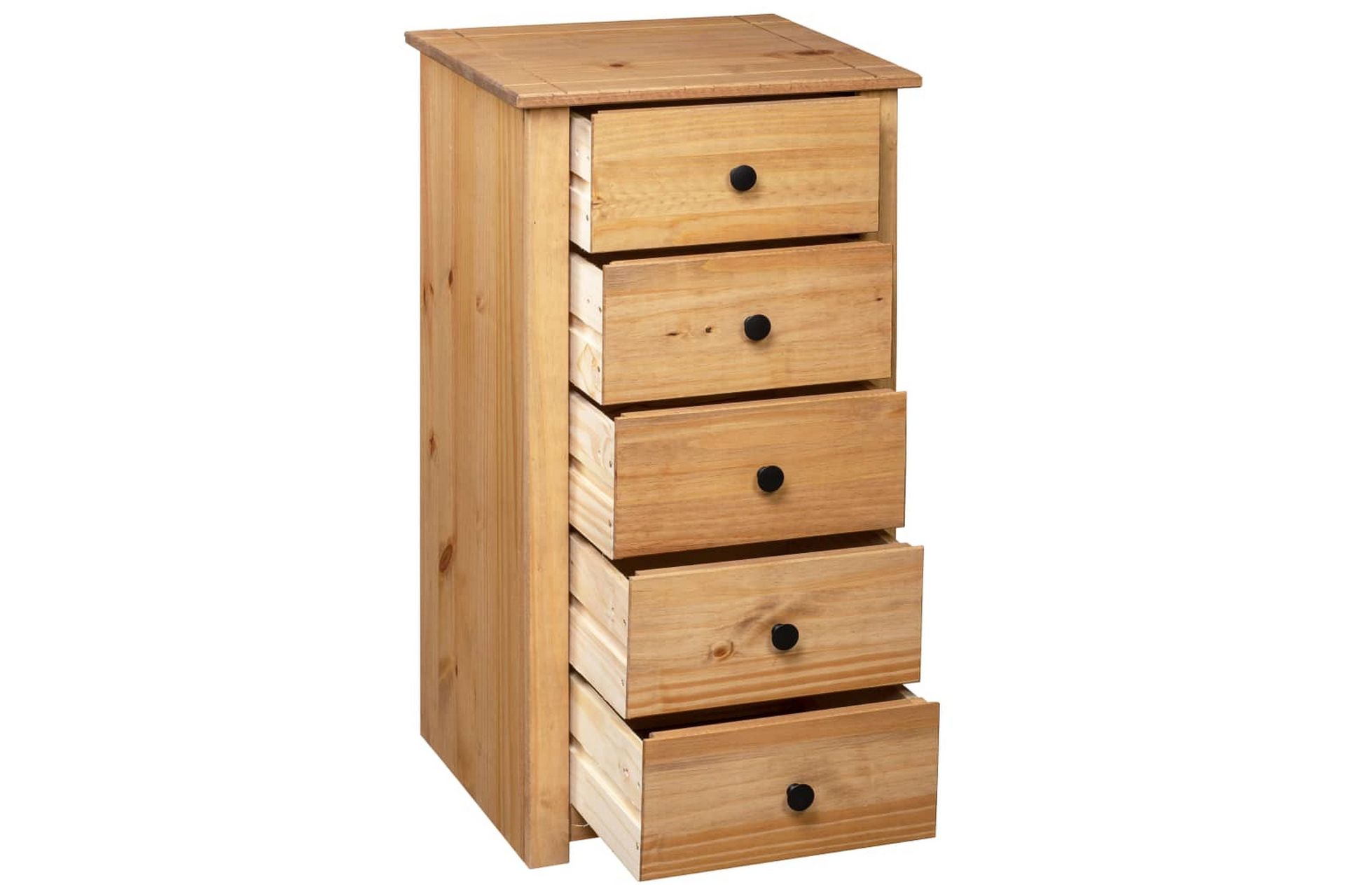 Skjenk 46x40x89 cm furu Panama Range - Brun - Oppbevaring - Oppbevaringsmøbler - Kommode - Entrekommode