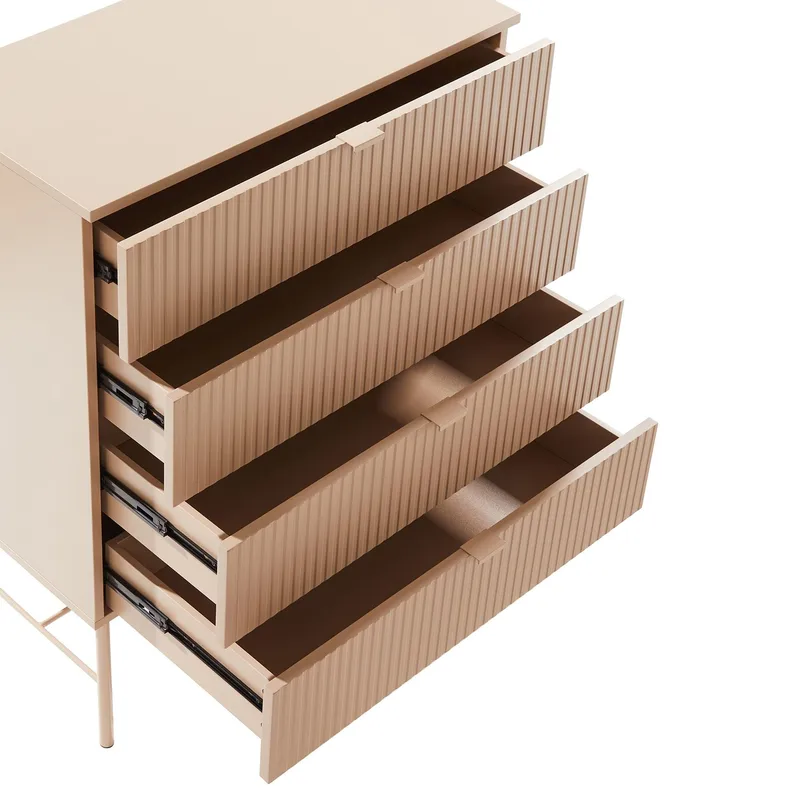 Skjenk HOME4YOU Sequence 79x40x100 cm cappuccino - cappuccino - Oppbevaring - Oppbevaringsmøbler - Kommode - Entrekommode