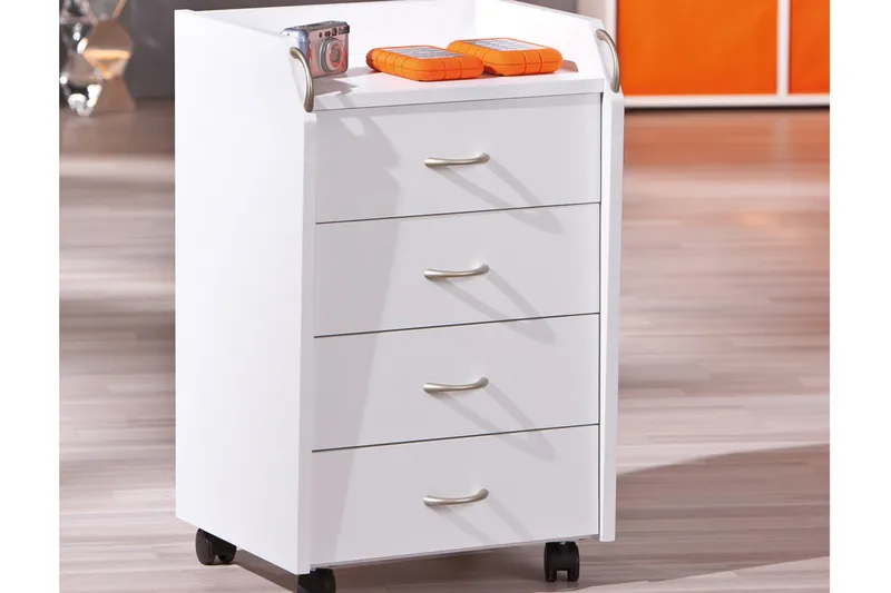 Fortuna Hurts 40 cm - Hvit - Oppbevaring - Oppbevaringsmøbler - Kommode - Skuffeseksjon