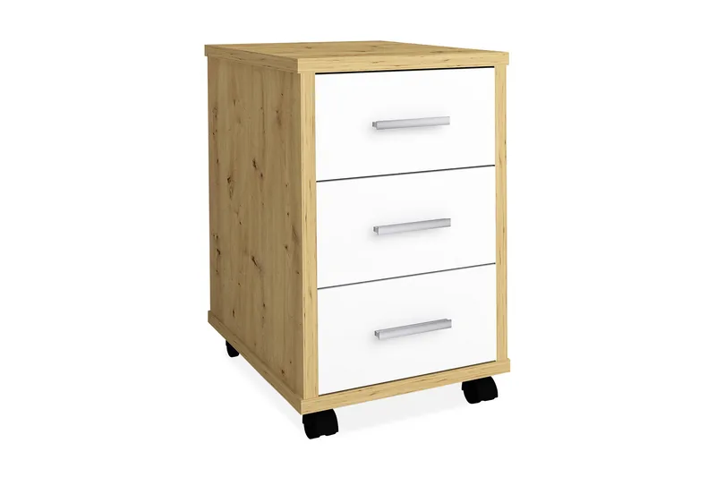 Keishon Skap 35 cm, Brun/Hvit