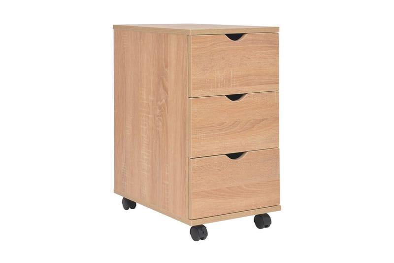 Kommode 33x45x60 cm eik - Oppbevaring - Oppbevaringsmøbler - Kommode - Skuffeseksjon