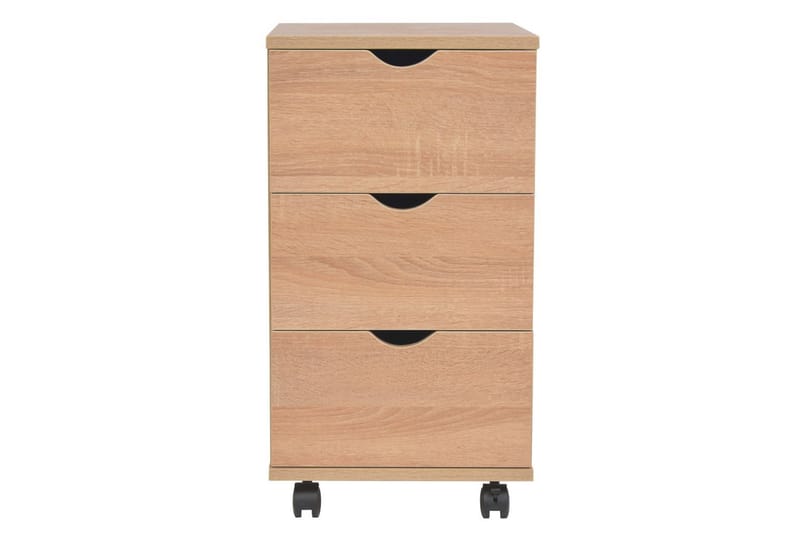 Kommode 33x45x60 cm eik - Oppbevaring - Oppbevaringsmøbler - Kommode - Skuffeseksjon
