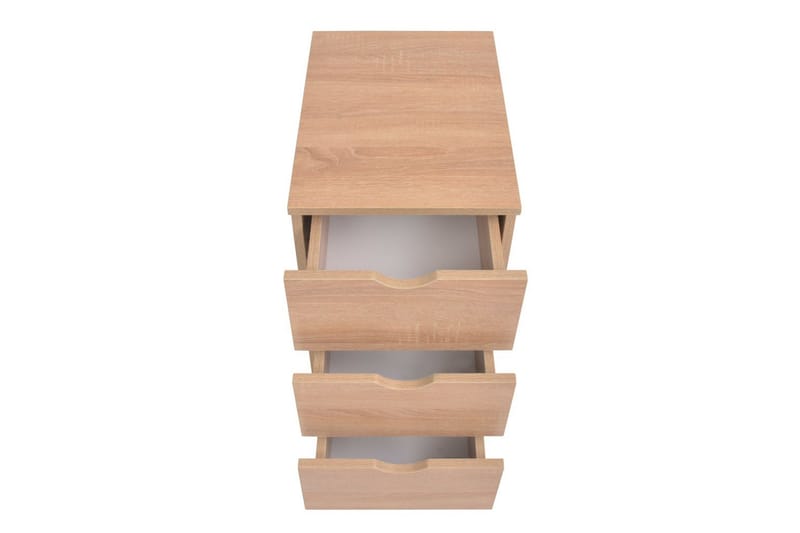Kommode 33x45x60 cm eik - Oppbevaring - Oppbevaringsmøbler - Kommode - Skuffeseksjon