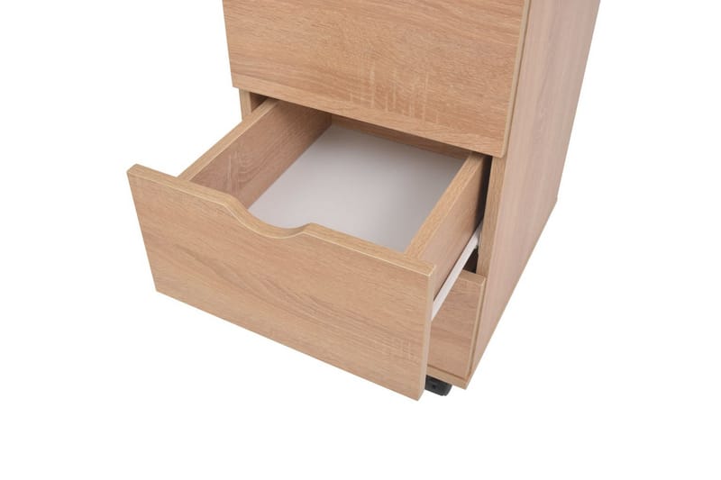Kommode 33x45x60 cm eik - Oppbevaring - Oppbevaringsmøbler - Kommode - Skuffeseksjon