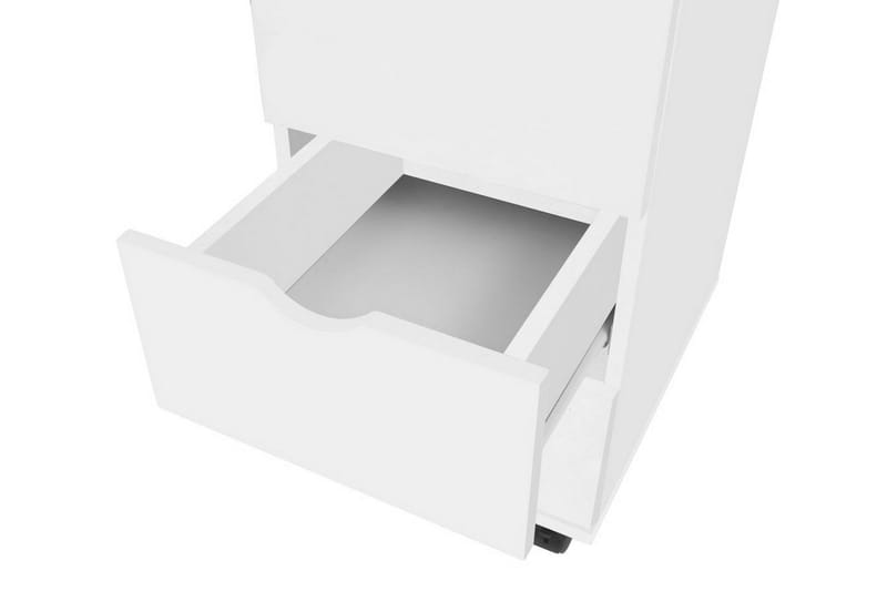 Kommode 33x45x60 cm hvit - Oppbevaring - Oppbevaringsmøbler - Kommode - Skuffeseksjon