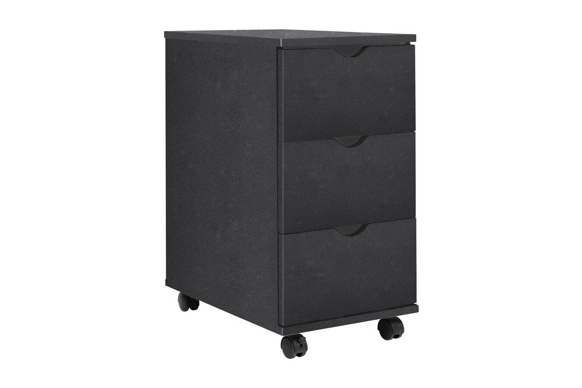 Kommode 33x45x60 cm svart - Oppbevaring - Oppbevaringsmøbler - Kommode - Skuffeseksjon