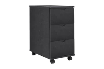 Kommode 33x45x60 cm svart - Oppbevaring - Oppbevaringsmøbler - Kommode - Skuffeseksjon