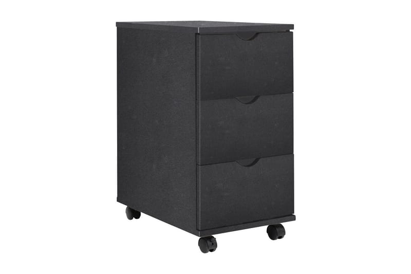 Kommode 33x45x60 cm svart - Oppbevaring - Oppbevaringsmøbler - Kommode - Skuffeseksjon