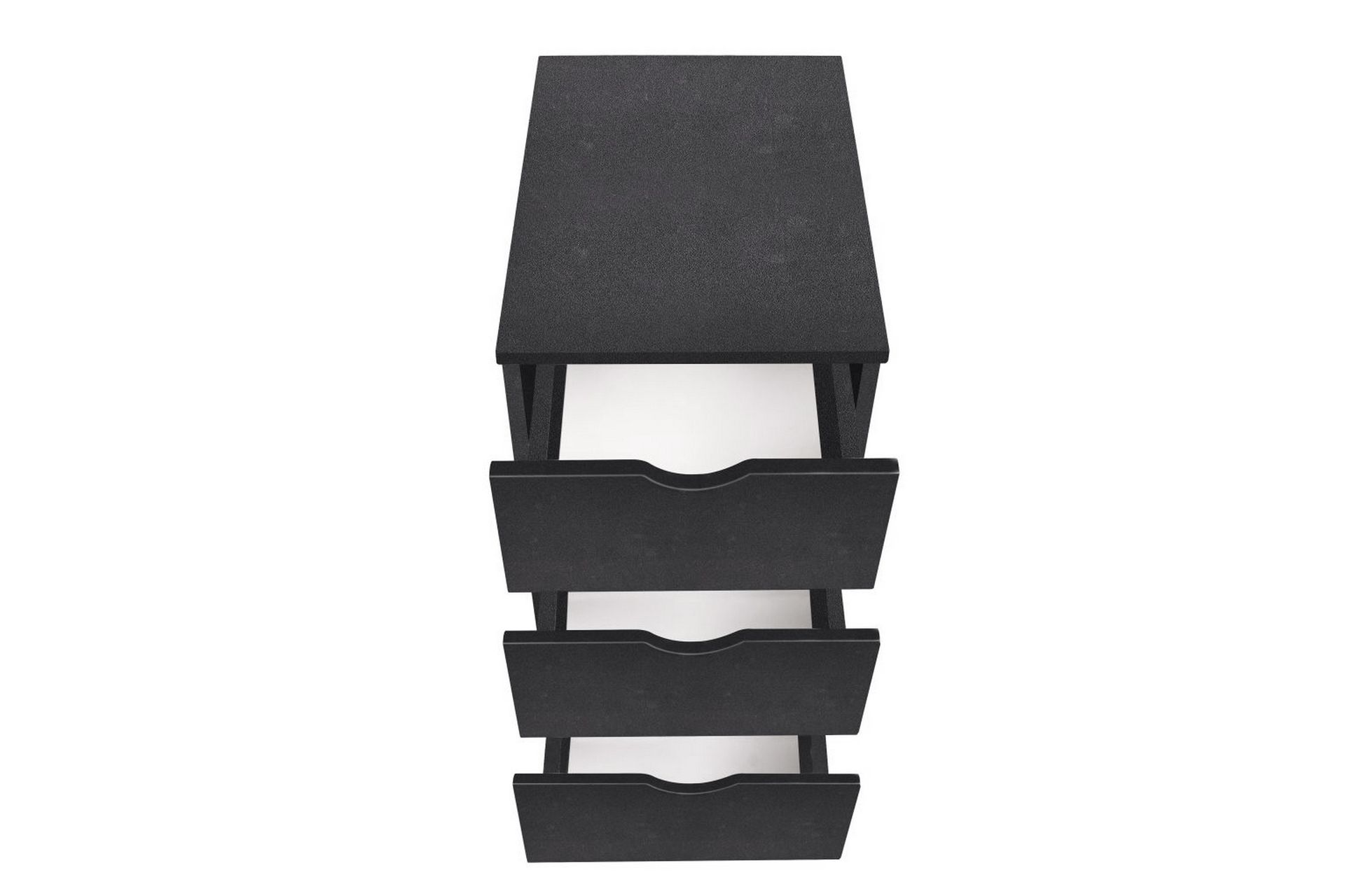 Kommode 33x45x60 cm svart - Oppbevaring - Oppbevaringsmøbler - Kommode - Skuffeseksjon