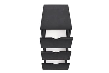 Kommode 33x45x60 cm svart - Oppbevaring - Oppbevaringsmøbler - Kommode - Skuffeseksjon