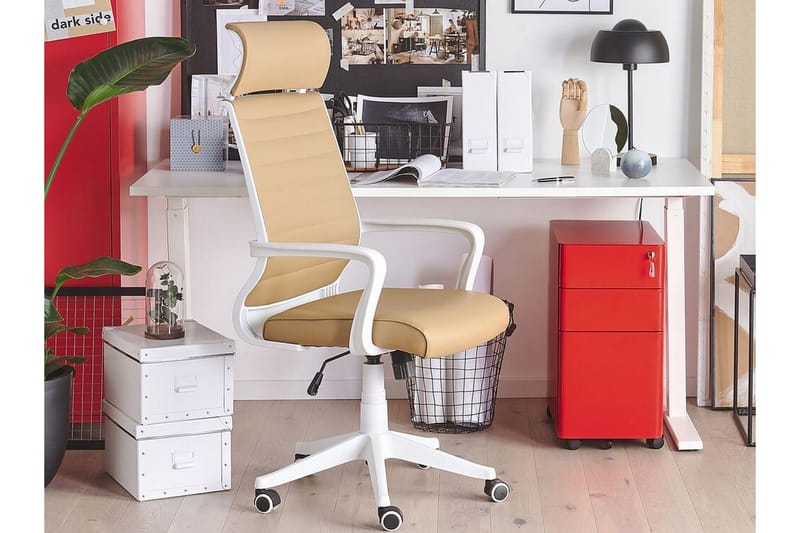 Lubriano kontorskap 30x50 cm - Metall/Rød - Oppbevaring - Oppbevaringsmøbler - Kommode - Skuffeseksjon