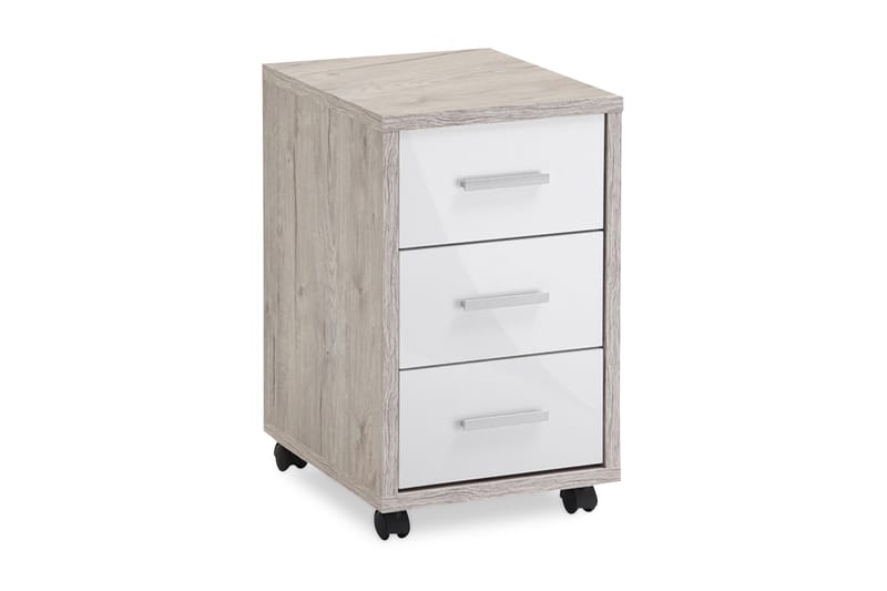 Mamoru Hurts 35 cm - Sandeik/Hvit - Oppbevaring - Oppbevaringsmøbler - Kommode - Skuffeseksjon
