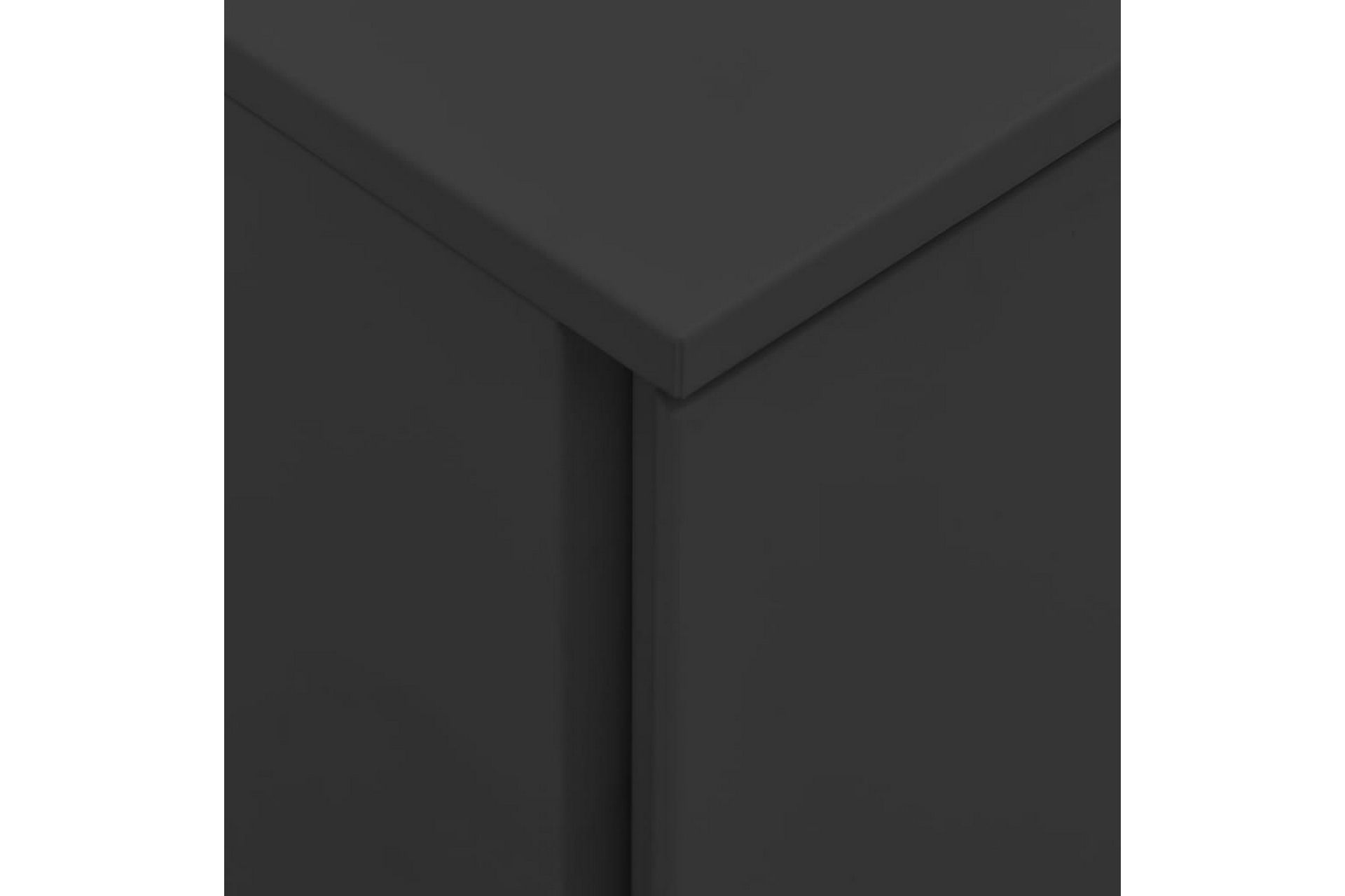 Mobilt arkivskap antrasitt 39x45x60 cm stål - Antrasittgrå - Oppbevaring - Oppbevaringsmøbler - Kommode - Skuffeseksjon