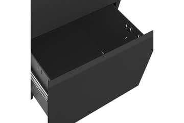 Mobilt arkivskap antrasitt 39x45x60 cm stål - Antrasittgrå - Oppbevaring - Oppbevaringsmøbler - Kommode - Skuffeseksjon
